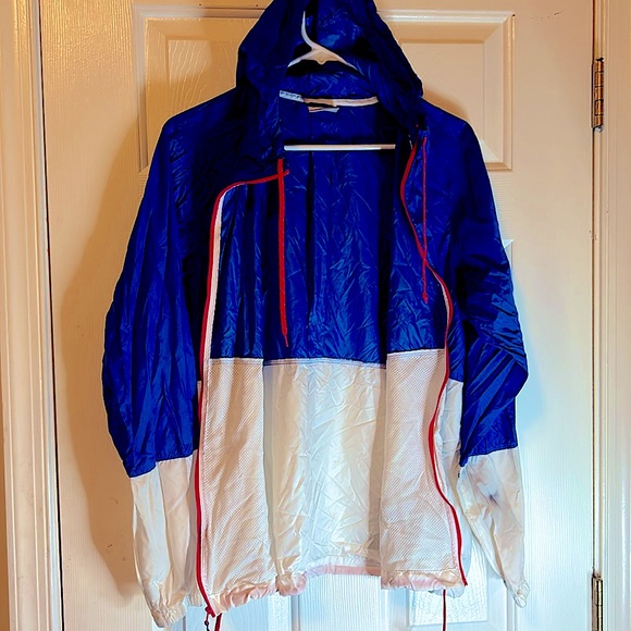 Columbia Fleeced Line Winter Jacket RN#69724 CA05367 Men’s Sz Large! Blue&White! - Picture 8 of 14